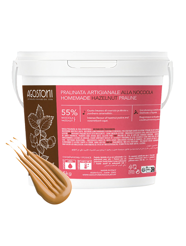 Паста пралине из фундука 55% ICAM