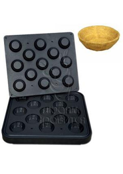 Форма для COOC MATIC, круглые тарталетки в форме цветка диаметром