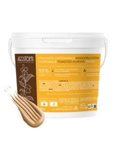 Паста пралине из миндаля 55% ICAM