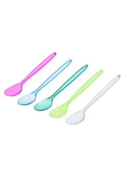 Ложки одноразовые флуоресцентные 19 см