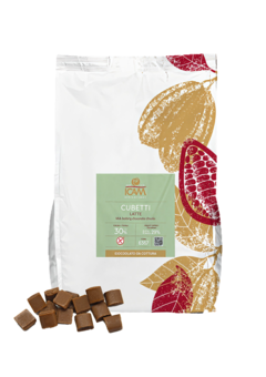Молочный термостабильный кондитерский шоколад кусочками ICAM