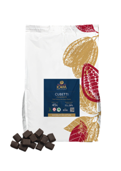 Тёмный термостабильный кондитерский шоколад кусочками ICAM