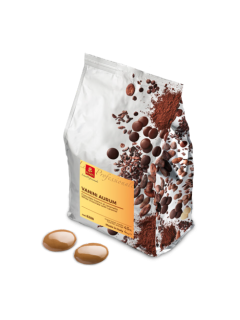 Белый шоколад с карамелью в каллетах Аурум Vanini 35%