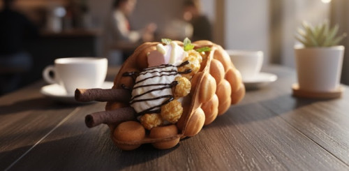 Рецепт приготовления гонконгских вафель