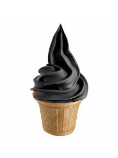 Мягкое мороженое черное с миндалем SOFT BLACK MAMBA ALM