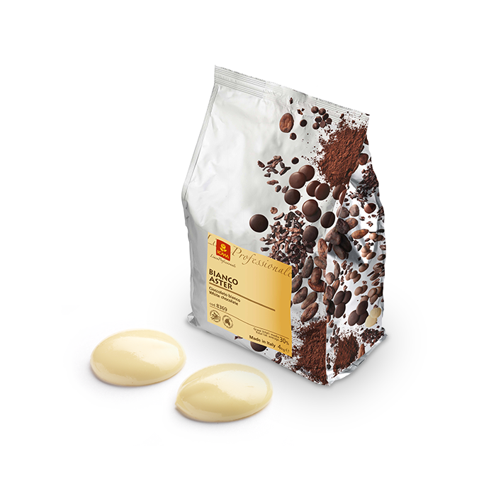 Кондитерский белый шоколад в каллетах со вкусом йогурта ICAM Chocoyo